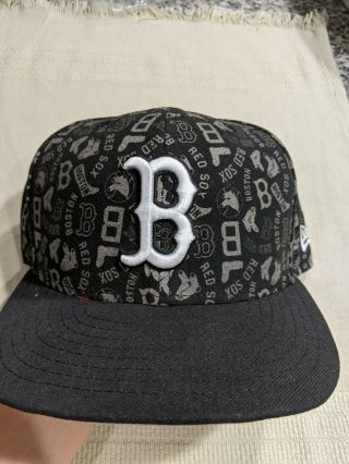 Boston Red Sox Era Hat Glow All Over 59fifty Fitted 7 1/8
