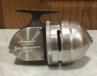 Shakespeare Level Wind Spin - Wondereel No.  1810 Model Fc Vintage Fishing Reel