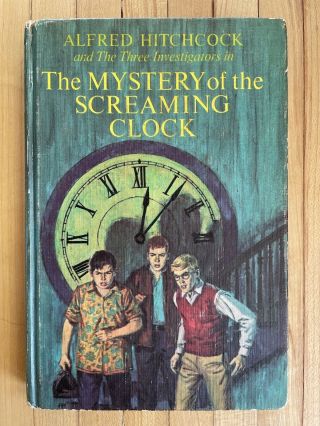 Alfred Hitchcock & Three Investigators Hardcover Mystery Of The Screaming Clock