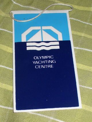 1980 Moscow Olympic Games Soviet Yachting Sailing Regatta Pennant 25