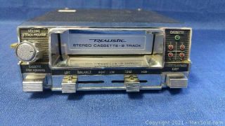 Vintage Realistic Model No.  12 - 1837 8 - Track Car Stereo
