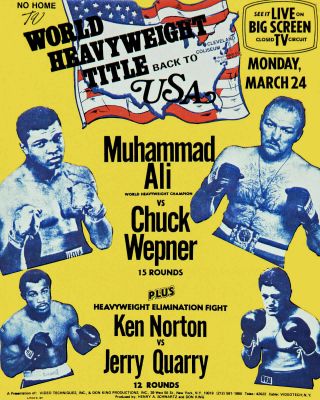 Muhammad Ali Vs Chuck Wepner 8x10 Photo Boxing Picture Title Fight