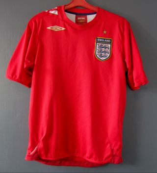 Umbro England National Football Soccer Jersey Shirt Very Good 5 - /5