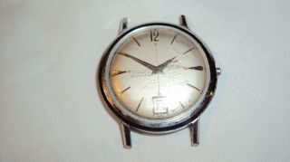 Vintage Swiss Waltham 17 Jewel Automatic Mens Watch Parts Repairgood Balance
