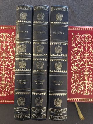 War And Peace Leo Tolstoy Vols I,  Ii And Iii Complete Set Heron Books
