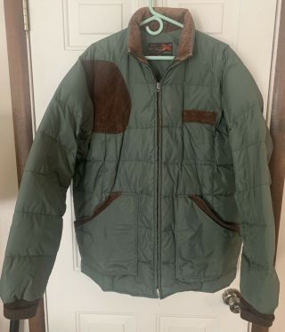 Vintage 10 - X Manufacturing Padded Shooting Jacket Size Xl Des Moines Made In Usa