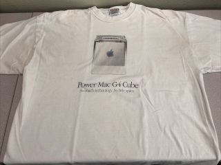 Vintage Apple Power Mac G4 Cube Shirt Size Xl