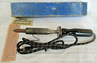 Vintage Craftsman No.  5383 Industrial Electric Soldering Iron W/ Box,  Rest &more