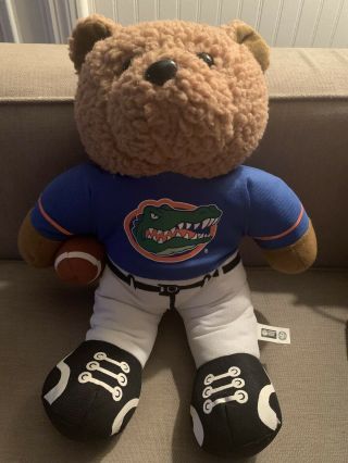 Florida Gators Football Player Bear Plush Doll Toy Vintage University Of Florida