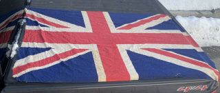 Vintage Ww2 Era British Flag Union Jack Printed Cotton Great Britain England