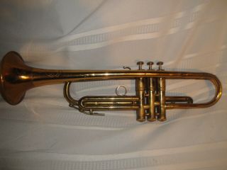 Vintage Warner Trumpet Concerto Copper Bell ? Stencil Buescher Conn Martin ?