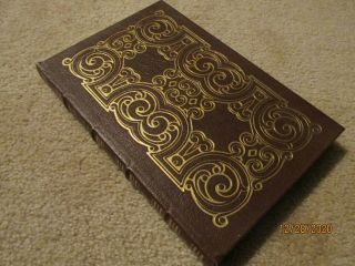 1980 Easton Press The Effayes By Francis Bacon Leather Fine Binding
