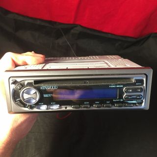 Vintage Kenwood Kdc - 205 Car Stereo Cd Player Am/fm Radio With Detachable Face