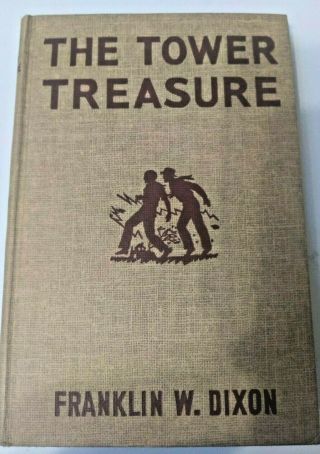 Vintage The Tower Treasure 1 Hardy Boys Franklin W Dixon 1927 Hc Early Version