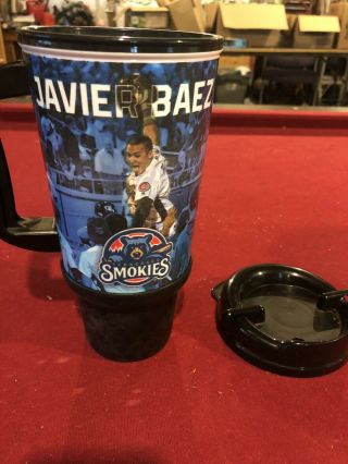 Javier Baez Tennessee Smokies/ Chicago Cubs Souvenir Cup With Lid 2