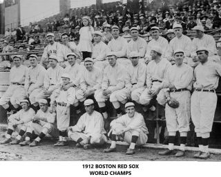 1912 Boston Red Sox 8x10 Team Photo Baseball Picture World Series Champs Mlb
