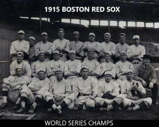 1915 Boston Red Sox 8x10 Team Photo Baseball Picture World Series Champs Mlb