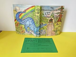 The Mysterious Chronicles Of Oz By Onyx Madden Signed Hardcover First Edition Dj