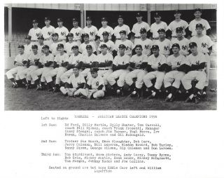 1956 York Yankees 8x10 Team Photo Baseball Picture Ny Al Champs Mlb