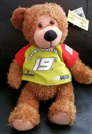 Good Stuff Nascar Jeremy Mayfield 19 Accelerator Teddy Bear Plush - 14 " W/tags