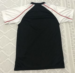 Manchester United Nike Jersey Shirt Black White Youth Medium 24.  5” L 15.  5” W 2