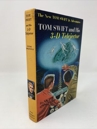 Tom Swift And His 3 - D Telejector 1964 Hc Matte Victor Appleton 9124 Vg Jr
