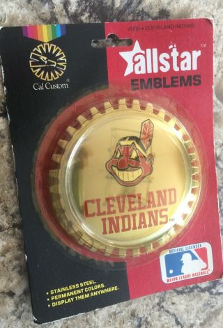 Vintage Baseball Cleveland Indians Chief Wahoo Allstar Emblems 1970?