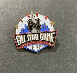 Vintage 1994 Nhl All Star Game York Rangers Hockey Pinback Button