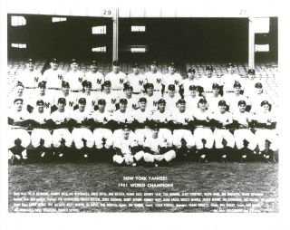 1951 York Yankees 8x10 Team Photo Baseball Picture Ny World Champs Mlb