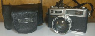 Vintage G Yashica Gsn Electro 35 Camera With Case,  Yashica Dx Lens