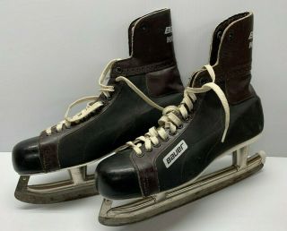 Vintage Bauer Mens Ice Skates Size 11 - Vintage Bauer Hugger Hockey Skates