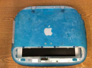 Apple iBook G3 Clamshell PowerPC Blue Vintage Parts 3