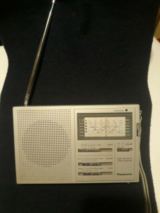 Panasonic Rf - 085 Vintage Radio Portable Am/fm 5 Band,  Turn On And Sound