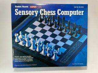 Vintage Radio Shack Partner 1680l Sensory Chess Set