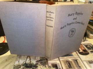 Mary Poppins And Mary Poppins Comes Back By P.  L.  Travers 1963 Ed Hc