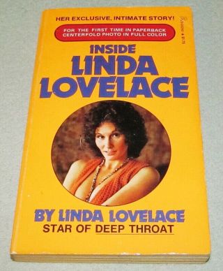 Inside Linda Lovelace By Linda Lovelace 1973 Pinnacle 1st Print Pb W/poster