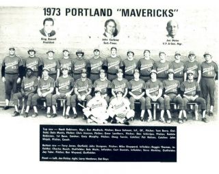 1973 Portland Mavericks 8x10 Team Photo Baseball Picture Pcl