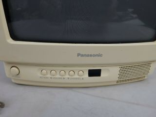 PANASONIC Vintage Color Television TV 10 