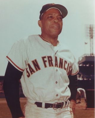Willie Mays 8x10 Photo San Francisco Giants Picture Baseball Mlb Close Up Color