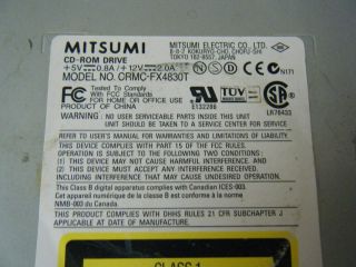 Vintage Mitsumi CRMC - FX4830T Internal CD - Rom Drive 48X - Beige 2
