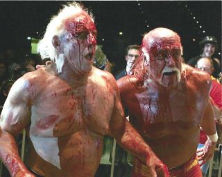 Ric Flair & Hulk Hogan 8x10 Photo Wrestling Picture Wwf