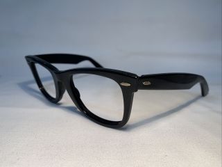 Vintage B & L Ray Ban Usa Wayfarers Black 5022 L2008 Xoas Sunglasses Frames