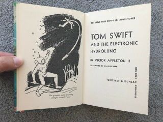 Tom Swift Jr 18 1961 Tom Swift and the Electronic Hydrolung Victor Appleton 3