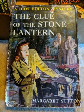 Vintage Judy Bolton Mystery 21 Clue Of The Stone Lantern Hc Dj Margaret Sutton