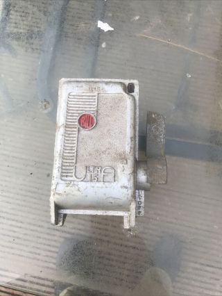 Vintage Metal (bill) Electrical Fuse Box Switch U15.  C 15a 250v