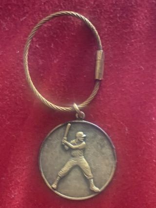 Vintage Brass Baseball Pendant Clip,  Key Ring - I Have 2 Of Them,  $3.  25 Each