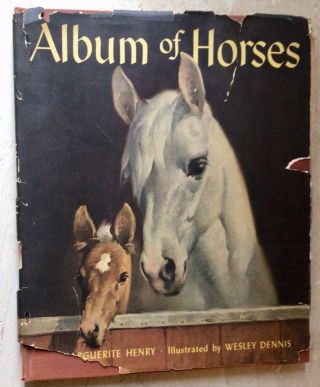 Album Of Horses By Marguerite Henry Illus Wesley Dennis Hb 2nd Edition 1952