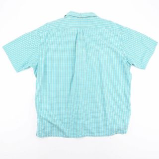 Vintage RALPH LAUREN Blue Check Patterned Embroidered Greggor Shirt Men ' s XL 2