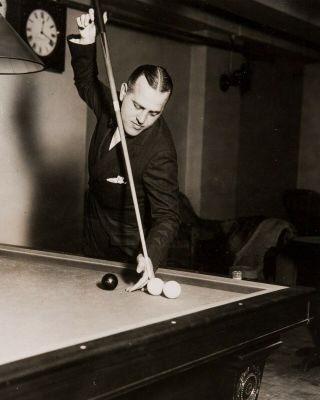 Willie Hoppe 8x10 Photo Billiards Pool Picture Action