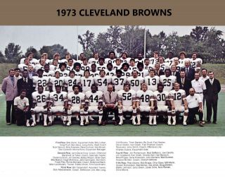 1973 Cleveland Browns 8x10 Team Photo Football Picture Nfl